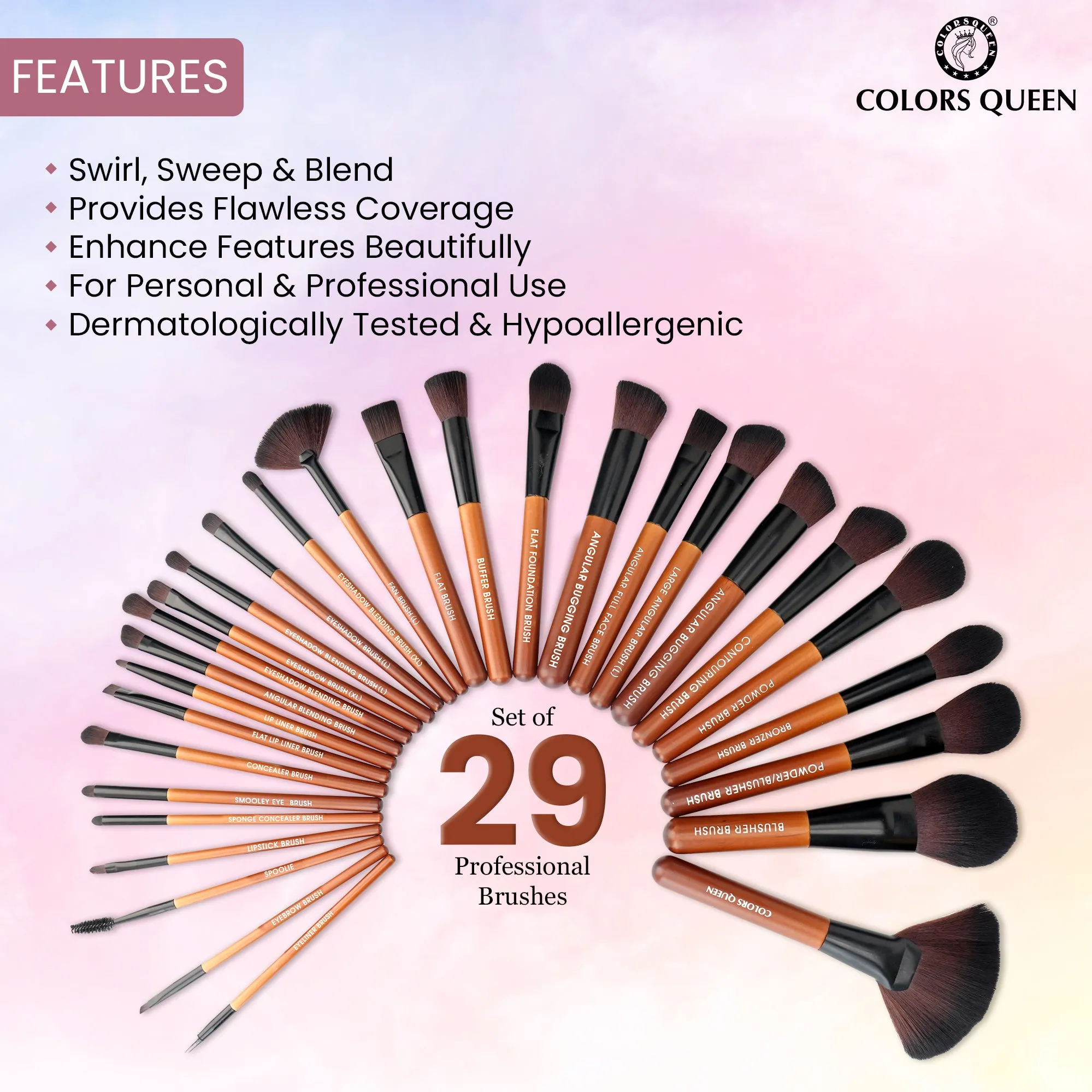 Colors Queen Professional Brush Set D