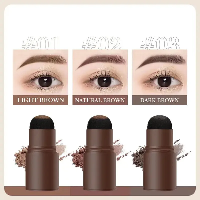makeup brushes Complete Eyebrow Powder Stamp Shaping Kit Makeup Brushes Eyebrow Paint Eyebrow Pencil Eye Brows Stencil Hairline Enhance Stick